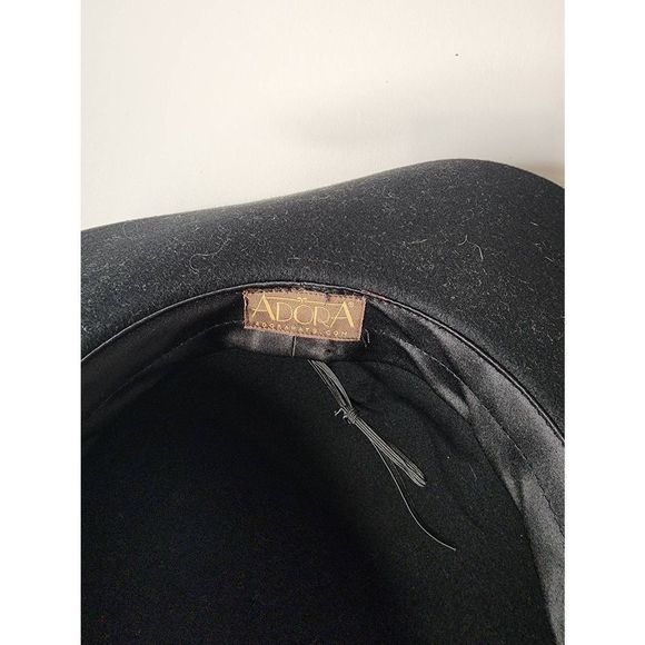 Adora black wool floppy hat - Picture 5 of 5